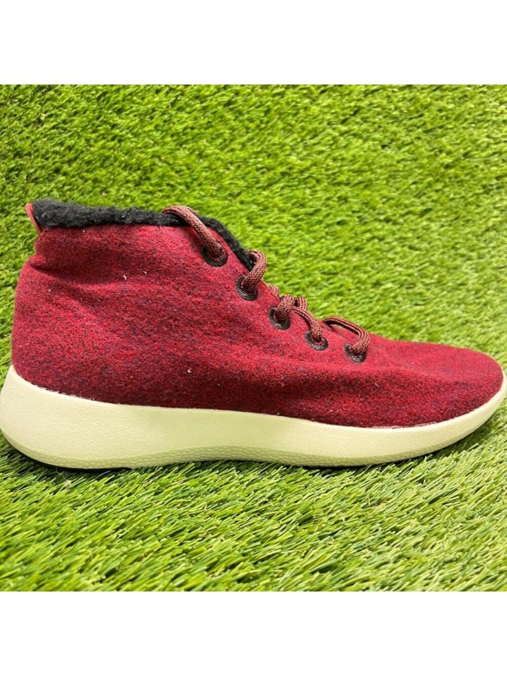 Allbirds Wool Runner-Up Mizzle Mens Size 10 Burgundy Athletic Shoes Sneakers